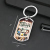 Custom Keychain - Personalized Birthday Camping Gifts For Husband And Wife, Dog Cat Lovers - Camper Vibes Only