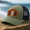 Custom Shaped Leather Patch Hat - Personalized Birthday Gifts For Dog Lovers, Dog Dad And Mom - Best Dog Dad Ever