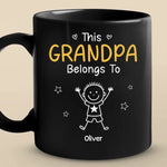 Custom Name Grandpa Gifts for Grandfathers - Personalized Mugs