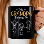 Custom Name Grandpa Gifts for Grandfathers - Personalized Mugs