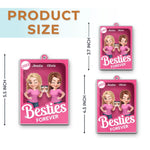 Custom Name Besties Christmas Gifts for Best Friends - Personalized Ornament