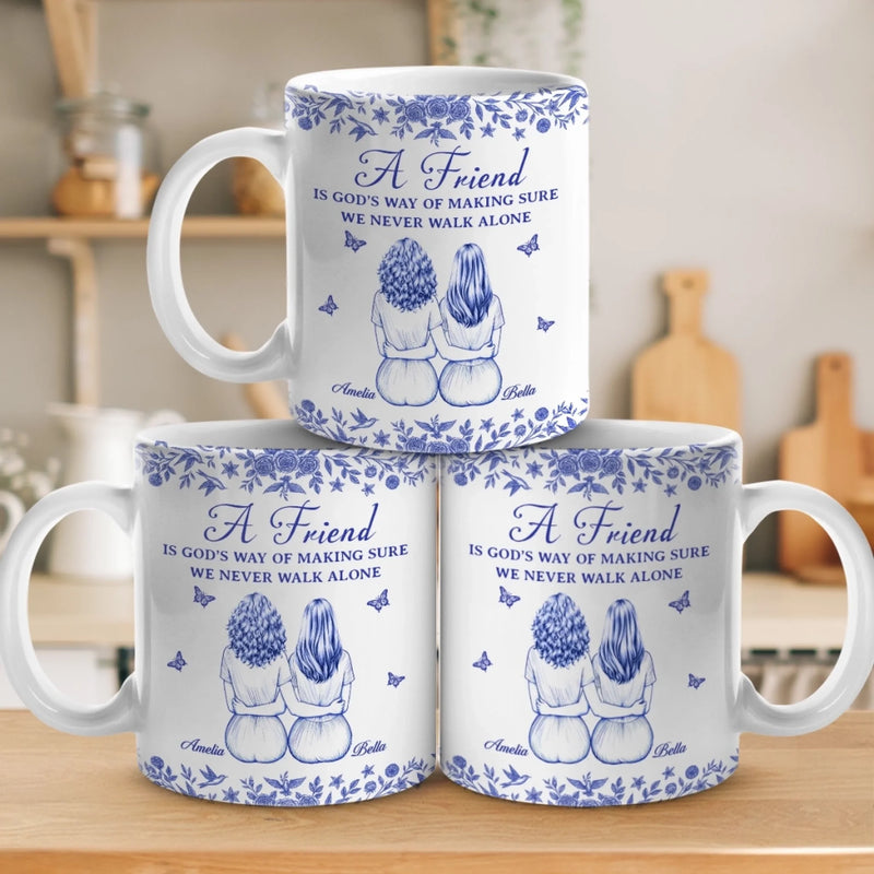 Custom Mug - Personalized Best Friend Birthday Gifts For Women - Besties For The Resties