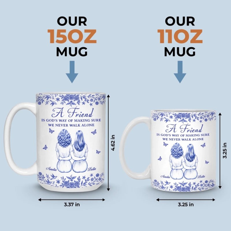 Custom Mug - Personalized Best Friend Birthday Gifts For Women - Besties For The Resties