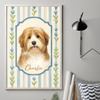 Custom Photo Vertical Poster - Personalized Pet Memorial Sympathy Gifts For Dogs, Cats - Joy In Every Wag