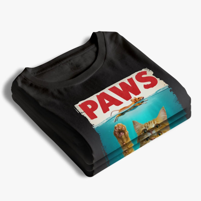 Custom Photo Unisex T-shirt, Premium T-shirt, Hoodie - Personalized Birthday Gifts For Dog Cat Lovers, Dog Dad And Mom, Cat Owners - Meowster Of The Deep