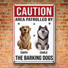Custom Home Decor Metal Sign - Personalized  Birthday Gifts For Dog Lovers, Dog Dad And Mom - Woof Patrol On Duty