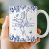 Custom 3D Inflated Effect Printed Mug - Personalized Birthday Gifts For Mom, Grandma - Hand In Hand Through Life