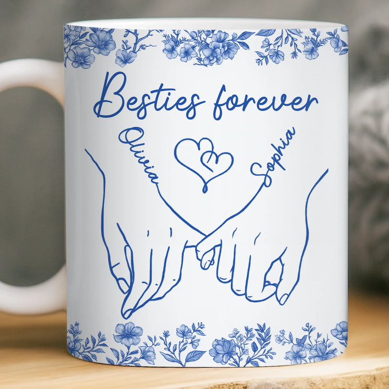 Custom Mug - Personalized Best Friend Birthday Gifts For Women - Laughing Together, Always