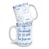Custom Mug - Personalized Best Friend Birthday Gifts For Women - Wishing You Were Right Here
