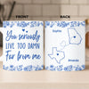 Custom Mug - Personalized Best Friend Birthday Gifts For Women - Wishing You Were Right Here
