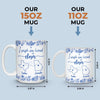 Custom Mug - Personalized Best Friend Birthday Gifts For Women - Distance Means So Little To The Heart
