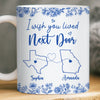 Custom Mug - Personalized Best Friend Birthday Gifts For Women - Distance Means So Little To The Heart