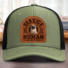 Custom Shaped Leather Patch Hat - Personalized Birthday Gifts For Dog Lovers, Dog Dad And Mom - Proud Dog Dad