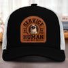 Custom Shaped Leather Patch Hat - Personalized Birthday Gifts For Dog Lovers, Dog Dad And Mom - Proud Dog Dad