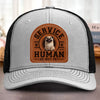 Custom Shaped Leather Patch Hat - Personalized Birthday Gifts For Dog Lovers, Dog Dad And Mom - Proud Dog Dad