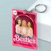 Custom Photo Shaped Acrylic Keychain - Personalized Best Friend Birthday Gifts For Women - Besties Forever