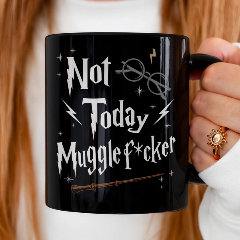 Black Mug - Funny Gifts For Best Friends, Family, Coworker, Work Bestie - Espresso Patronum