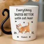 Custom Name Funny Cat Gifts for Cat Lovers - Personalized Cat Handle Mug