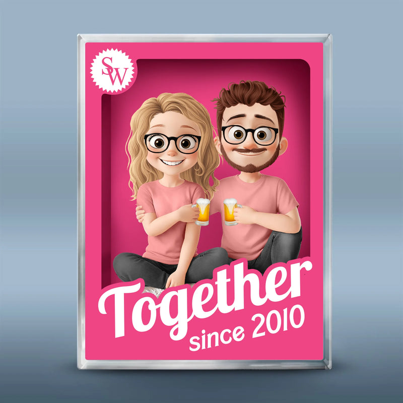 Custom Photo Rectangle Shaped Acrylic Plaque - Personalized Anniversary Wedding Gifts For Husband And Wife, Him And Her - My Heart Is Yours