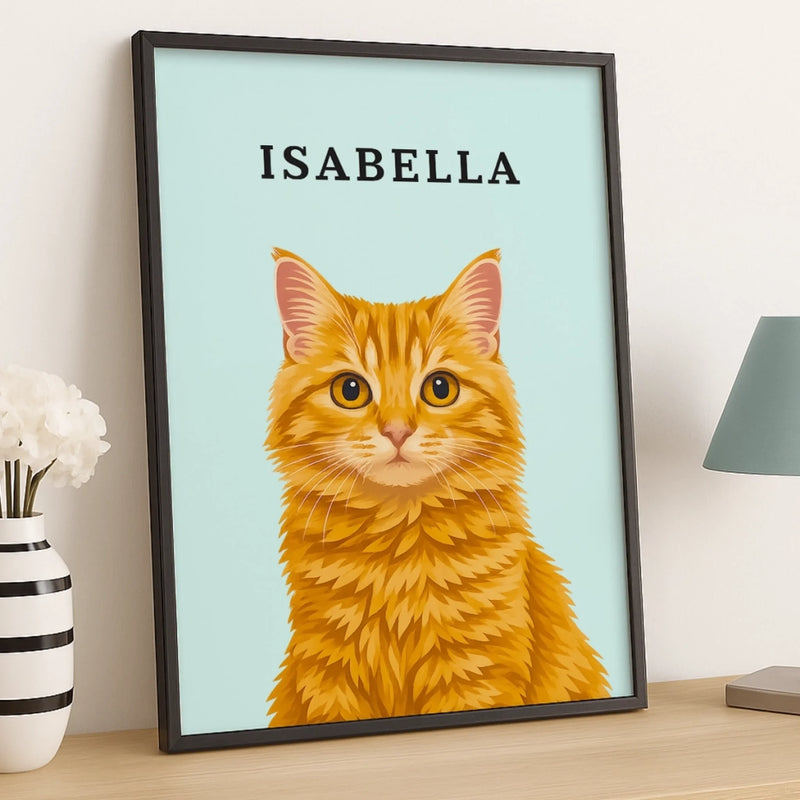 Custom Photo Vertical Poster - Personalized Pet Memorial Sympathy Gifts For Dogs, Cats - My Hooman Loves Me This Much