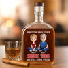 Custom Whiskey Bottle - Personalized Anniversary Wedding Gifts For Husband And Wife, Him And Her - Cheers To Tolerating Each Other