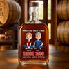 Custom Whiskey Bottle - Personalized Anniversary Wedding Gifts For Husband And Wife, Him And Her - Cheers To Tolerating Each Other