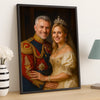 Custom Photo Vertical Poster - Personalized Anniversary Wedding Gifts For Husband And Wife, Him And Her - Together, We Wear The Crown