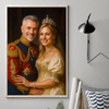 Custom Photo Vertical Poster - Personalized Anniversary Wedding Gifts For Husband And Wife, Him And Her - Together, We Wear The Crown