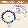 Custom Rainbow Bridge Bracelet - Personalized Pet Memorial Gifts For Dogs And Cats - Waiting At The Rainbow Bridge