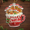 Custom Acrylic Ornament - Personalized Christmas Birthday Gifts For Mom, Dad, Kids - Sweet Christmas Memories In A Mug