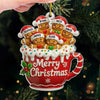 Custom Acrylic Ornament - Personalized Christmas Birthday Gifts For Mom, Dad, Kids - Sweet Christmas Memories In A Mug