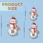 Custom Name Baseball Snowman Christmas Gifts for Baseball Players - Personalized Ornament