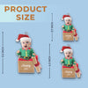 Custom Photo All I Want For Christmas Is My Baby - Family Personalized Custom Ornament - Acrylic Custom Shaped - Christmas Gift For Baby Kids, Newborn Baby, First Christmas