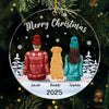 A Perfect Keepsake For The Couple Who Loves Their Pets - Dog & Cat Personalized Custom Ornament - Acrylic Custom Shaped - Christmas Gift For Pet Owners, Pet Lovers