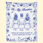 Custom Name Best Friend Gifts for Women - Personalized Blanket