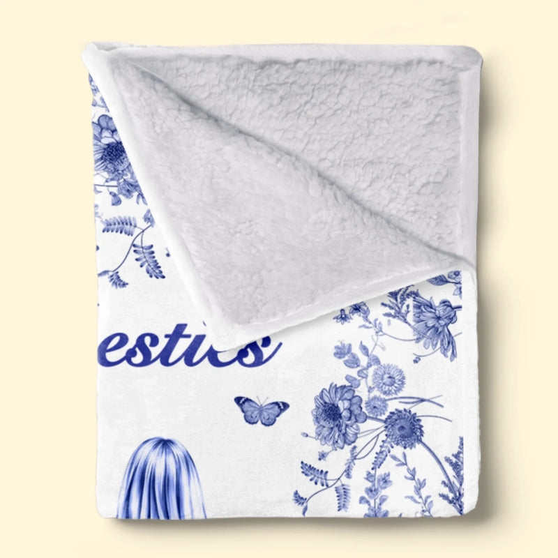 Custom Name Best Friend Gifts for Women - Personalized Blanket
