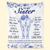 Custom Blanket - Personalized Best Friend Birthday Gifts For Women, Besties, Sisters, BFF - Lucky To Have A Friend Like You