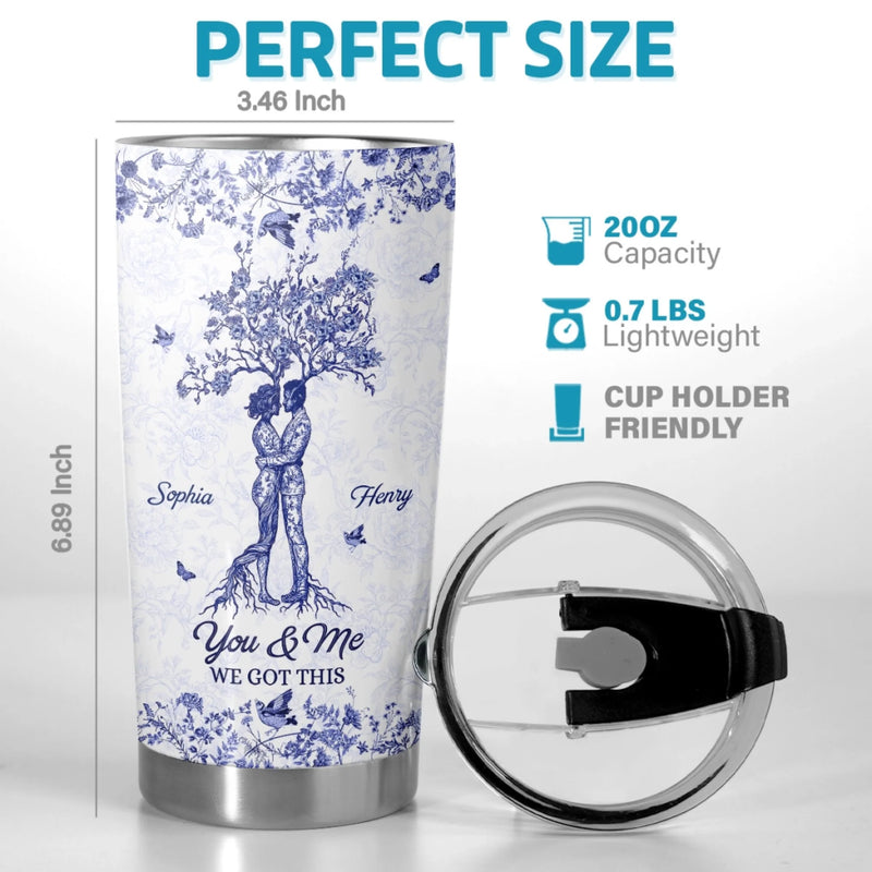 Custom Name Couple Gifts - Personalized Tumbler