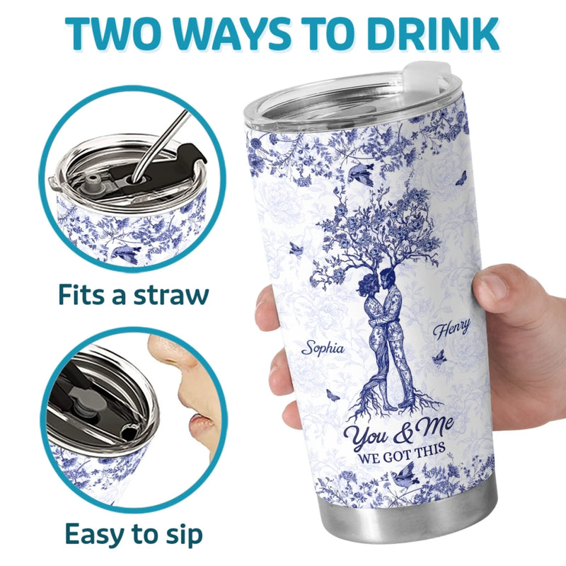 Custom Name Couple Gifts - Personalized Tumbler