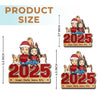 At Christmas, All Roads Lead Home - Family Personalized Custom Ornament - Wood Custom Shaped - Christmas Gift For Family Members, Pet Owners, Pet Lovers