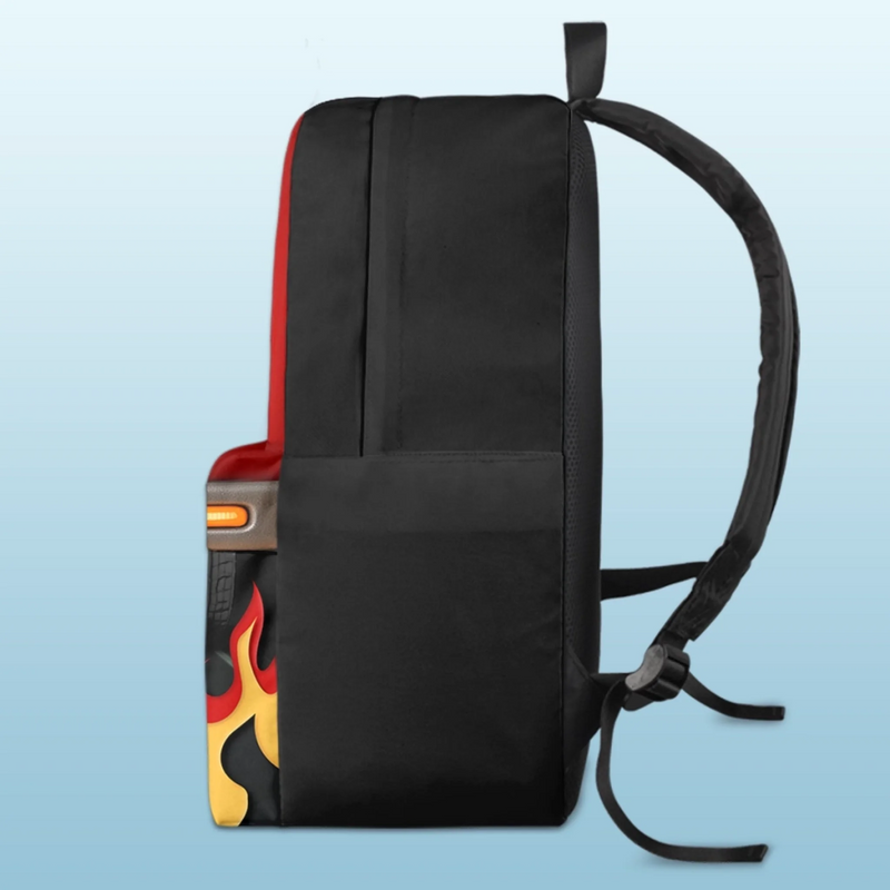 Custom Name Fire Truck Gifts for Kids - Personalized Kid Backpack