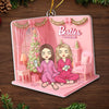 Custom Acrylic Ornament - Personalized Best Friend Birthday Gifts For Women, Besties, Sisters, BFF - Cozy Nights With Bestie