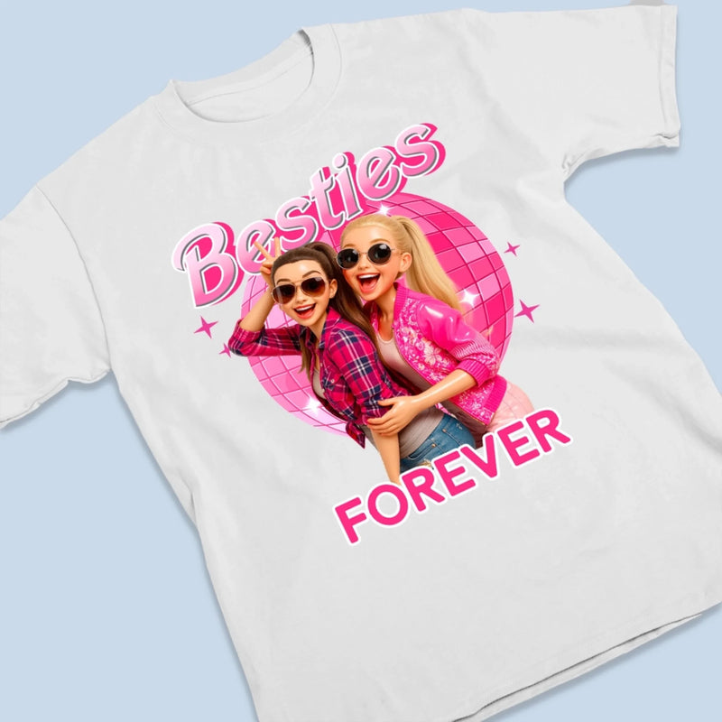 Custom Photo Unisex T-shirt, Premium T-shirt, Hoodie - Personalized Best Friend Birthday Gifts For Women, Besties, Sisters, BFF - Besties For Life Always
