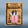 Custom Rectangle Shaped Acrylic Plaque - Personalized Best Friend Birthday Gifts For Women, Besties, Sisters, BFF - Forever Friends In Style
