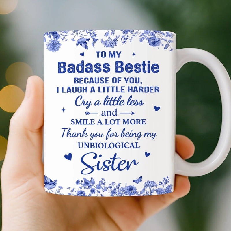 Custom Mug - Personalized Best Friend Birthday Gifts For Women - Living The Bestie Life