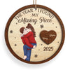 Your Love Is The Best Gift I Could Ever Receive - Couple Personalized Custom Ornament - Wood Custom Shaped - Christmas Gift For Husband Wife, Anniversary