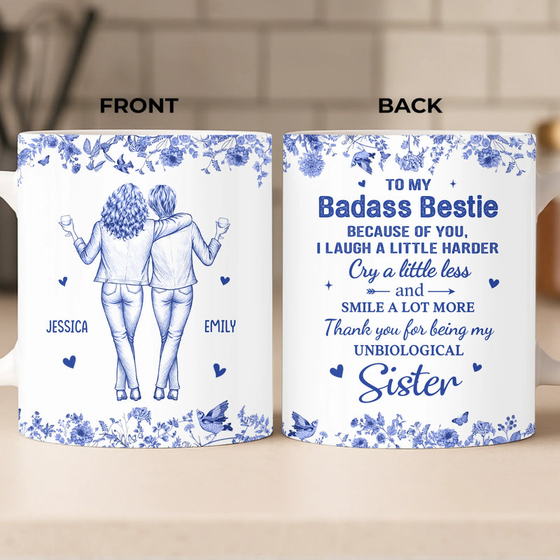 Custom Mug - Personalized Best Friend Birthday Gifts For Women - Living The Bestie Life