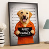 Custom Photo Vertical Poster - Personalized Birthday Gifts For Dog Cat Lovers, Dog Dad And Mom, Cat Owners - Professional Treat Burglar