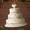 Custom Acrylic Ornament - Personalized Anniversary Christmas Wedding Gifts For Husband And Wife, Him And Her - Our Love Story, Freshly Baked