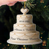 Custom Acrylic Ornament - Personalized Anniversary Christmas Wedding Gifts For Husband And Wife, Him And Her - Our Love Story, Freshly Baked